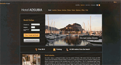 Desktop Screenshot of hoteladsubia.com